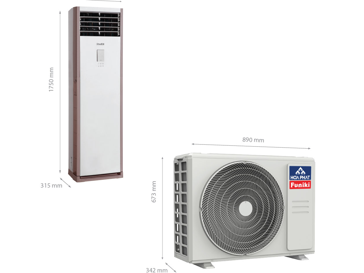 Điều hòa tủ đứng Funiki FH27MMC1 2 chiều 27.000 BTU