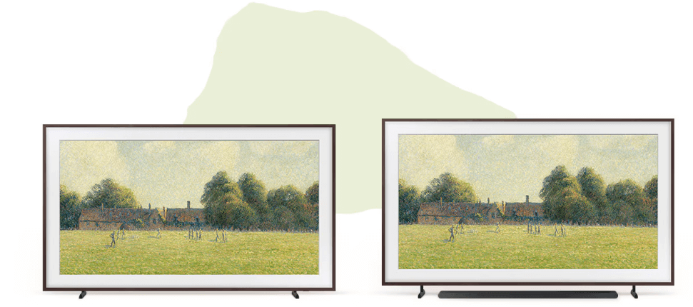 Smart tivi khung tranh 4K QLED 65 inch Samsung The Frame QA65LS03FAKXXV có chân đế điều chỉnh độ cao
