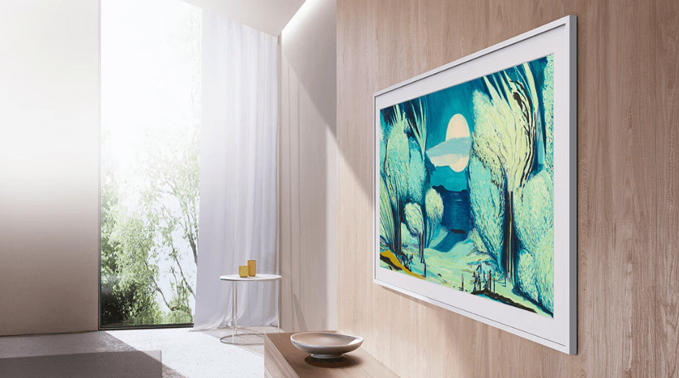 Samsung QA65LS03FAKXXV sở hữu thiết kế khung tranh độc đáo
