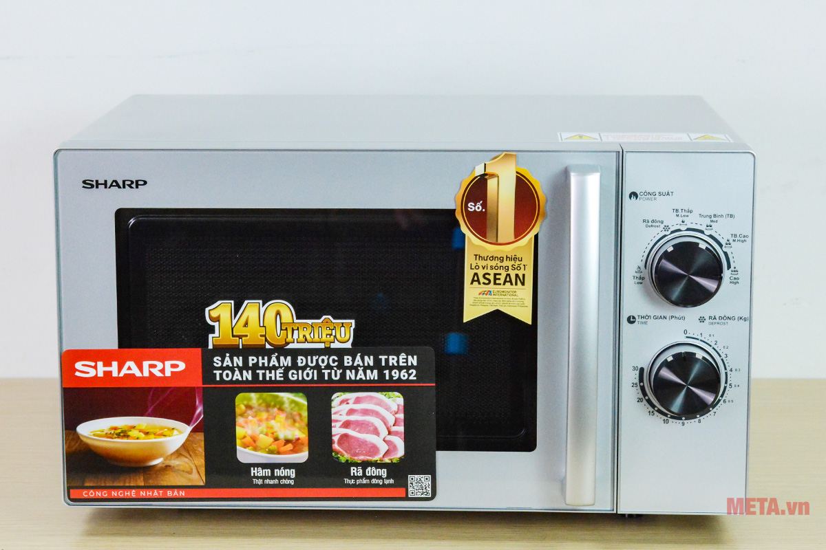 Review Lò vi sóng cơ Sharp R-32A2VN-S