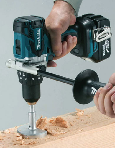 máy khoan động lực dùng pin 18V Makita DHP486Z có thiết kế hiện đại, gọn nhỏ