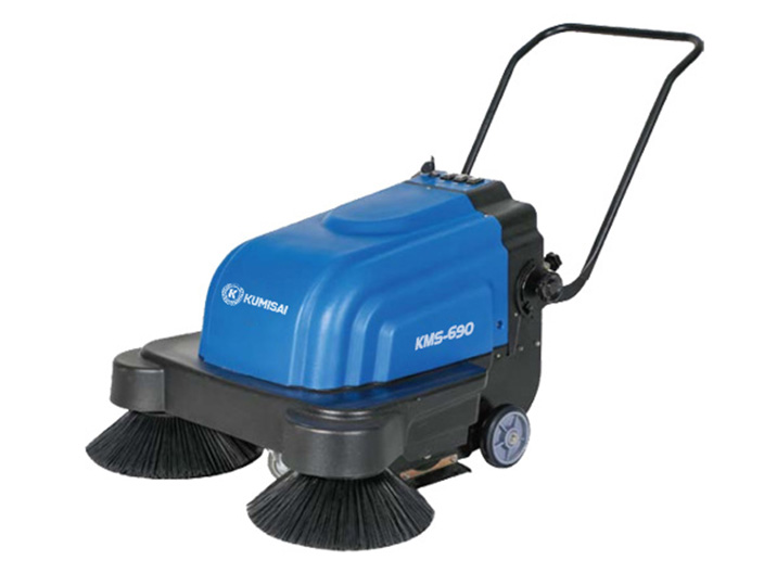 Xe quét rác đẩy tay mini chạy ắc quy Kumisai KMS-690