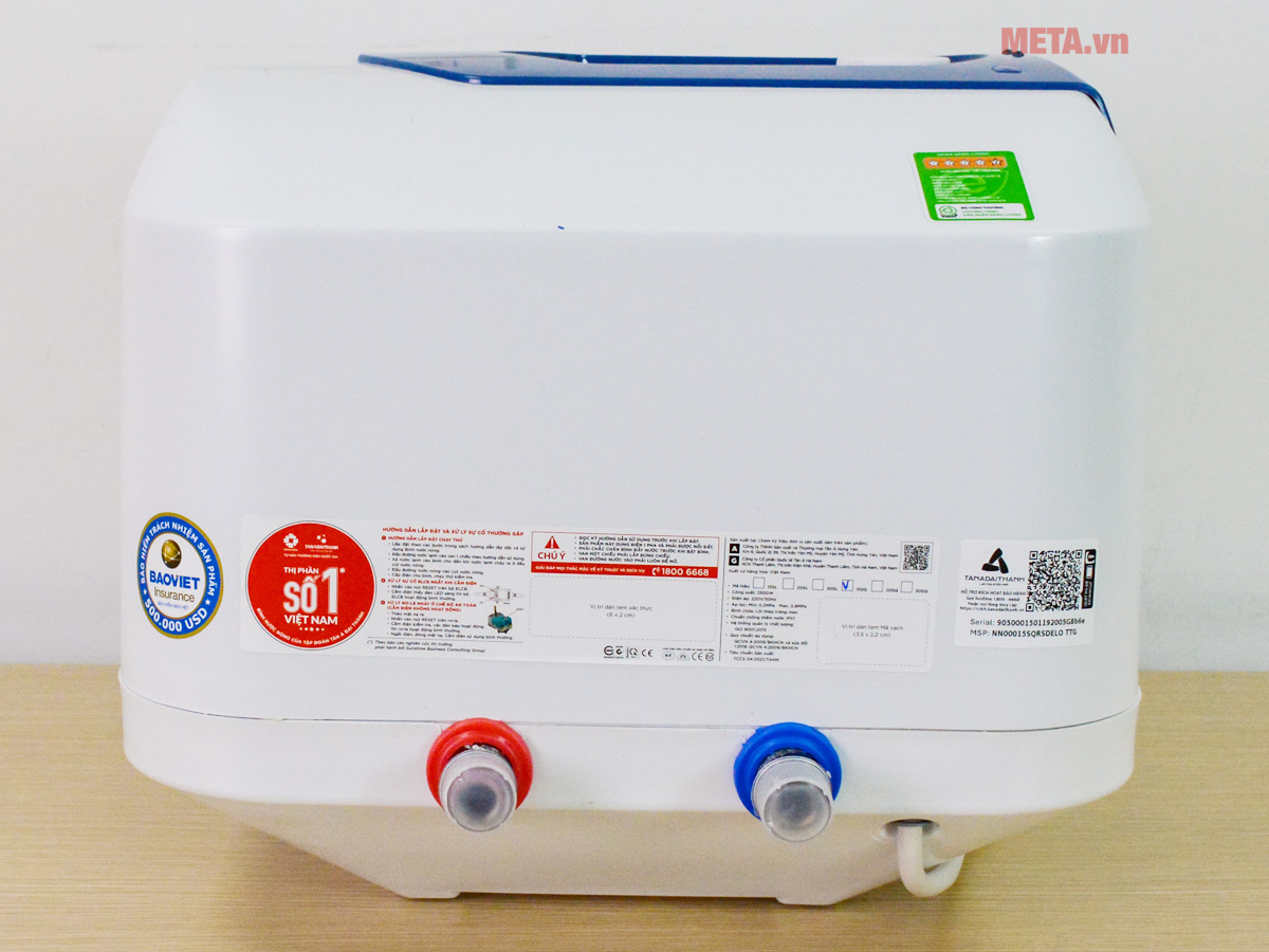 Bình nóng lạnh Rossi Dello RDO-15SQ an toàn, dễ lắp đặt