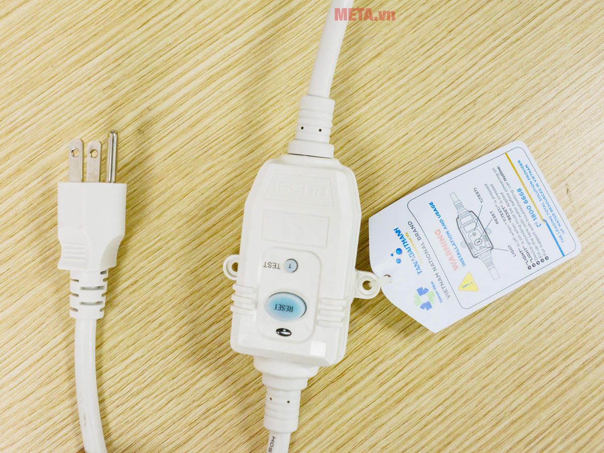Bình nóng lạnh Rossi Dello RDO-15SQ trang bị chống giật ELCB