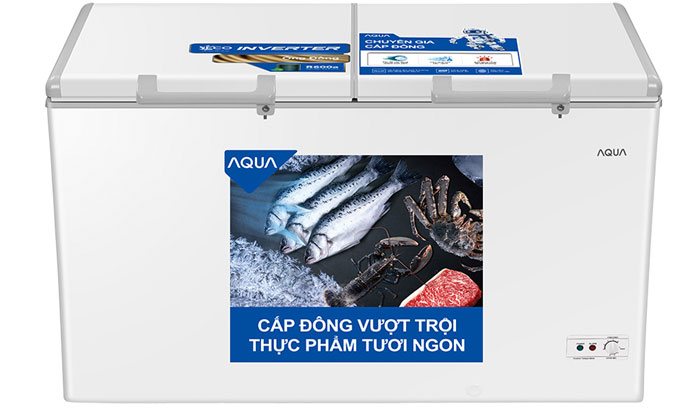 tủ đông AQUA AQF-C5702E có kiểu dáng sang trọng