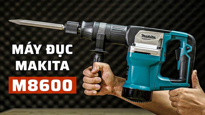 Máy đục bê tông Makita M8600B sở hữu thiết kế gọn nhỏ