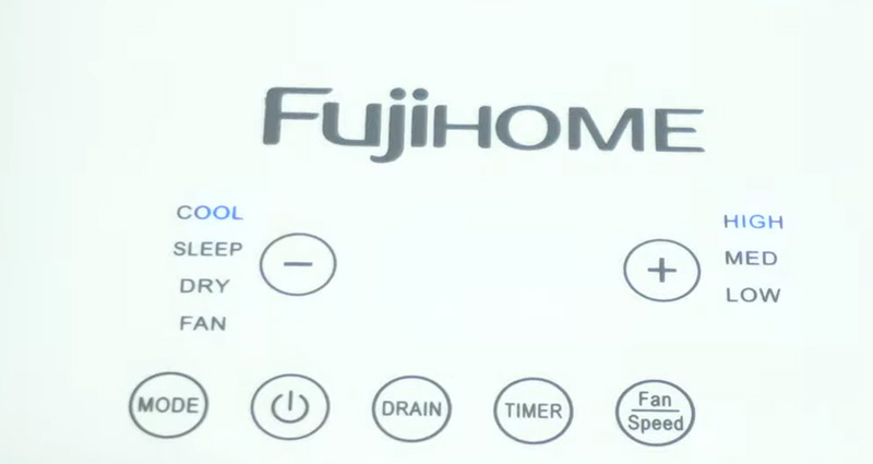 Bảng điều khiển điều hòa di động Fujihome PAC04