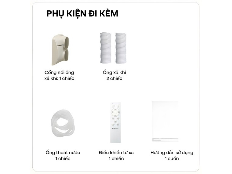 Phụ kiện điều hòa di động Fujihome PAC05