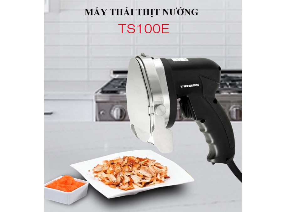 Máy cắt thịt nướng Tiross TS100E