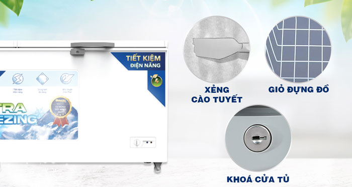 Tủ đông Hòa Phát 544 lít HPF-AD6544 có nhiều tiện ích thông minh