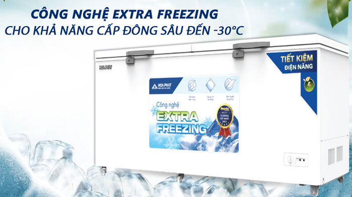 Tủ đông Hòa Phát 544 lít HPF-AD6544 sử dụng nhiều công nghệ hiện đại giúp bảo quản thực phẩm tối ưu