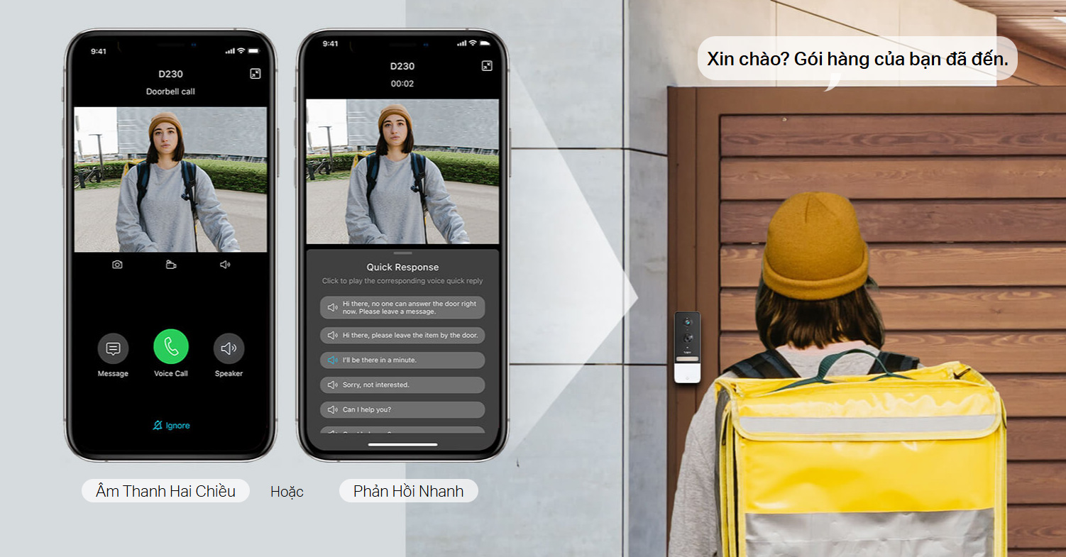Chuông cửa tích hợp camera