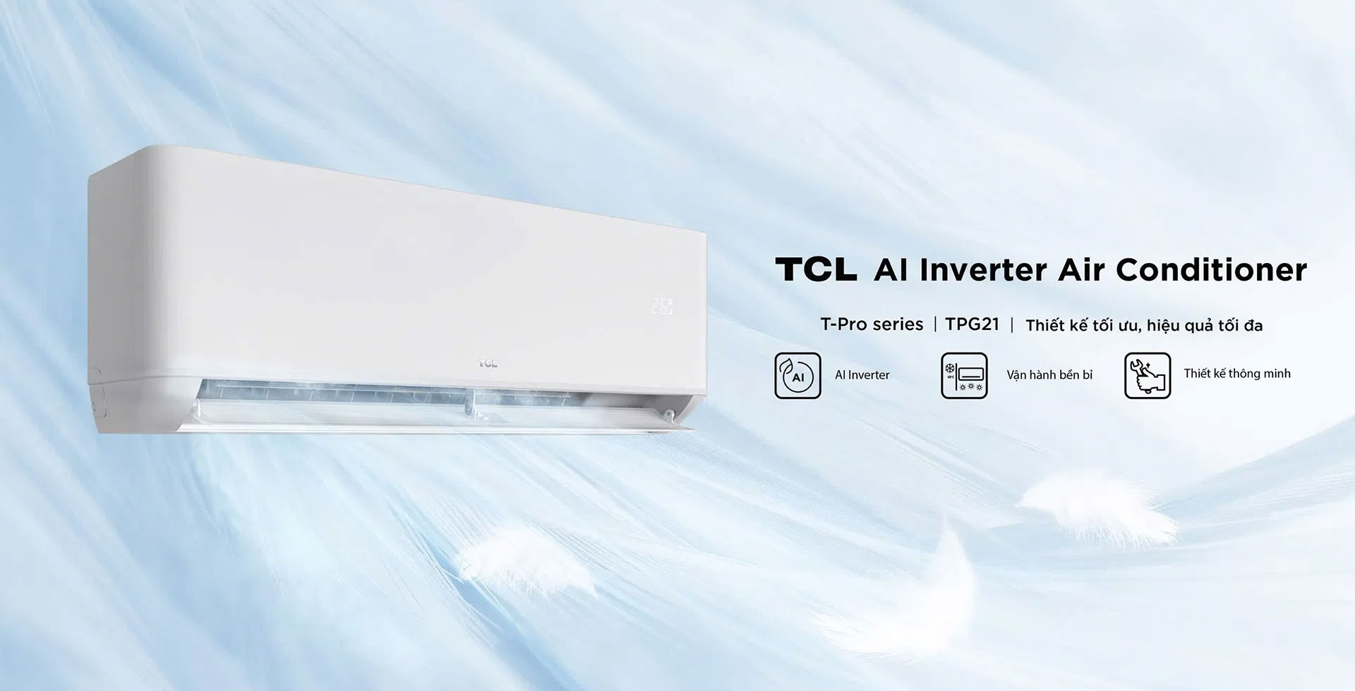 Điều hòa 1 chiều TCL Inverter 24.000 BTU TAC-24CSD/TPG21