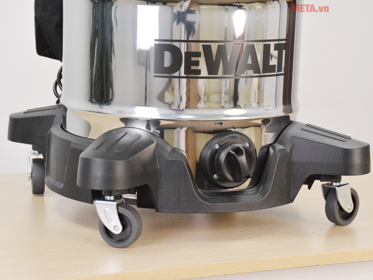 Dewalt DXV38S di chuyển dễ dàng nhờ bánh xe