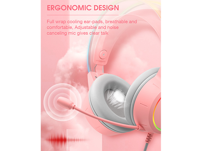 Tai nghe Onikuma X15 Pro Pink