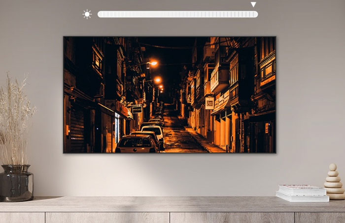 Công nghệ HDR Brightness Optimizer trên Samsung 55 inch QA55S90FAKXXV