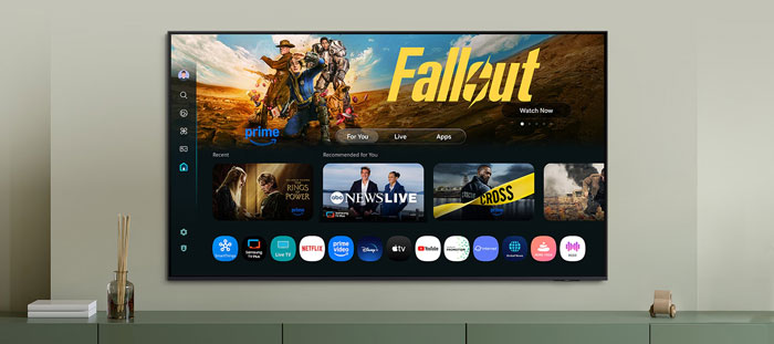 Tivi Samsung 65 inch UA65U8500FKXXV này được trang bị hệ điều hành Tizen độc quyền