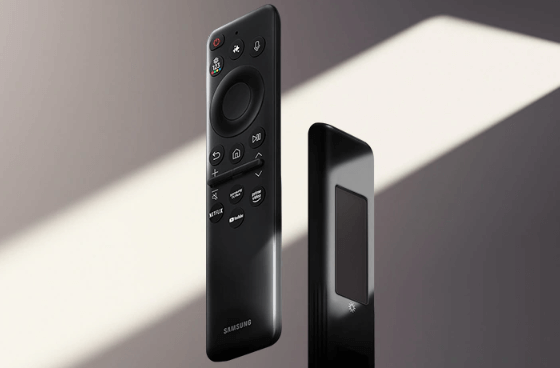 Tivi Samsung OLED Vision AI 4K 65 inch QA65S95FAKXXV được trang bị điều khiển từ xa có thể sạc bằng năng lượng ánh sáng