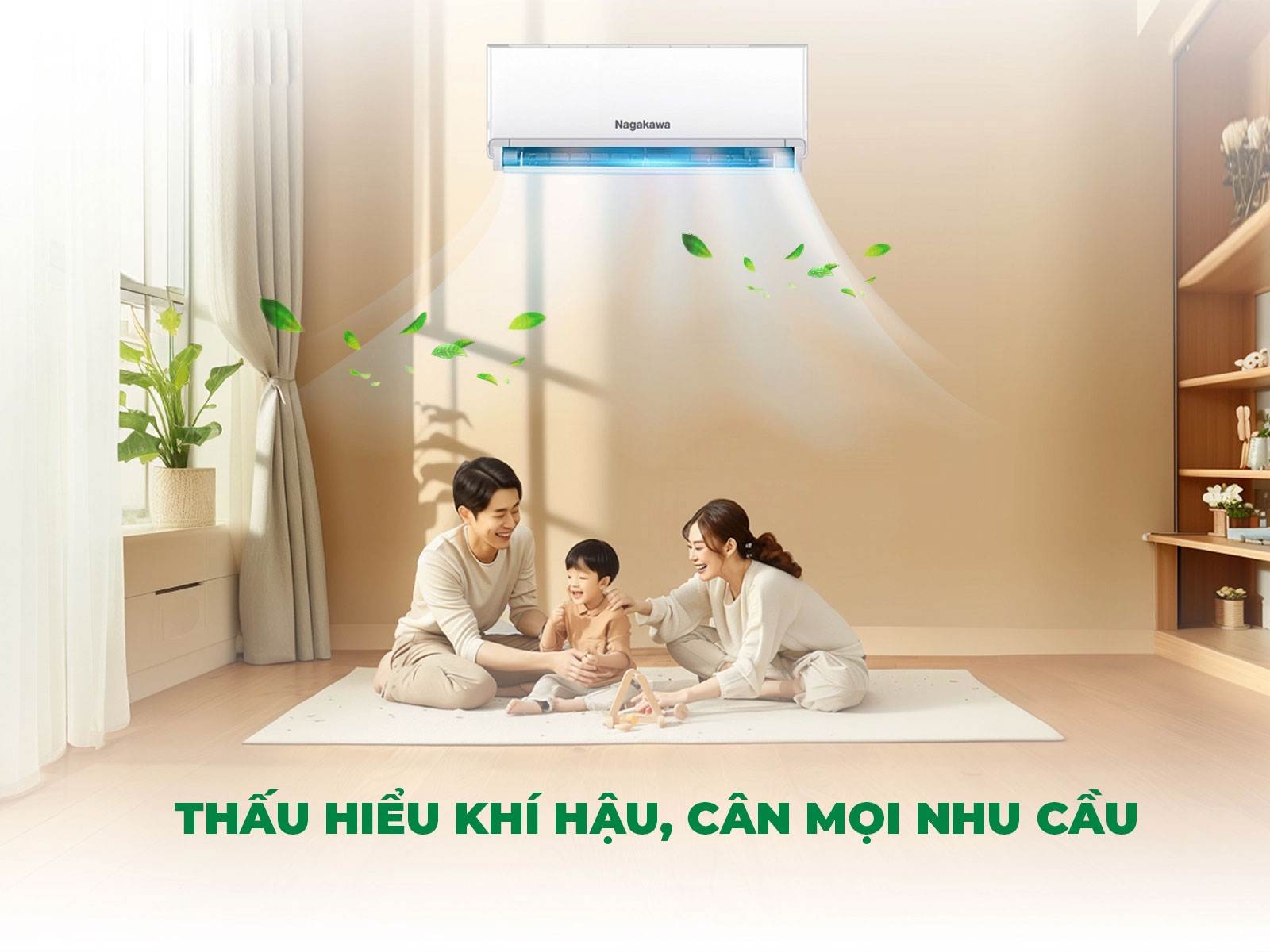 Máy lạnh Nagakawa Inverter 2HP NIS-C18R2U51