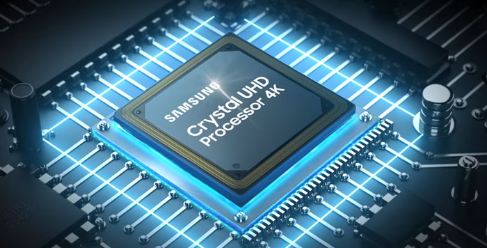 Samsung UA55U8500FKXXV được ứng dụng bộ xử lý Crystal 4K với những thuật toán thông minh
