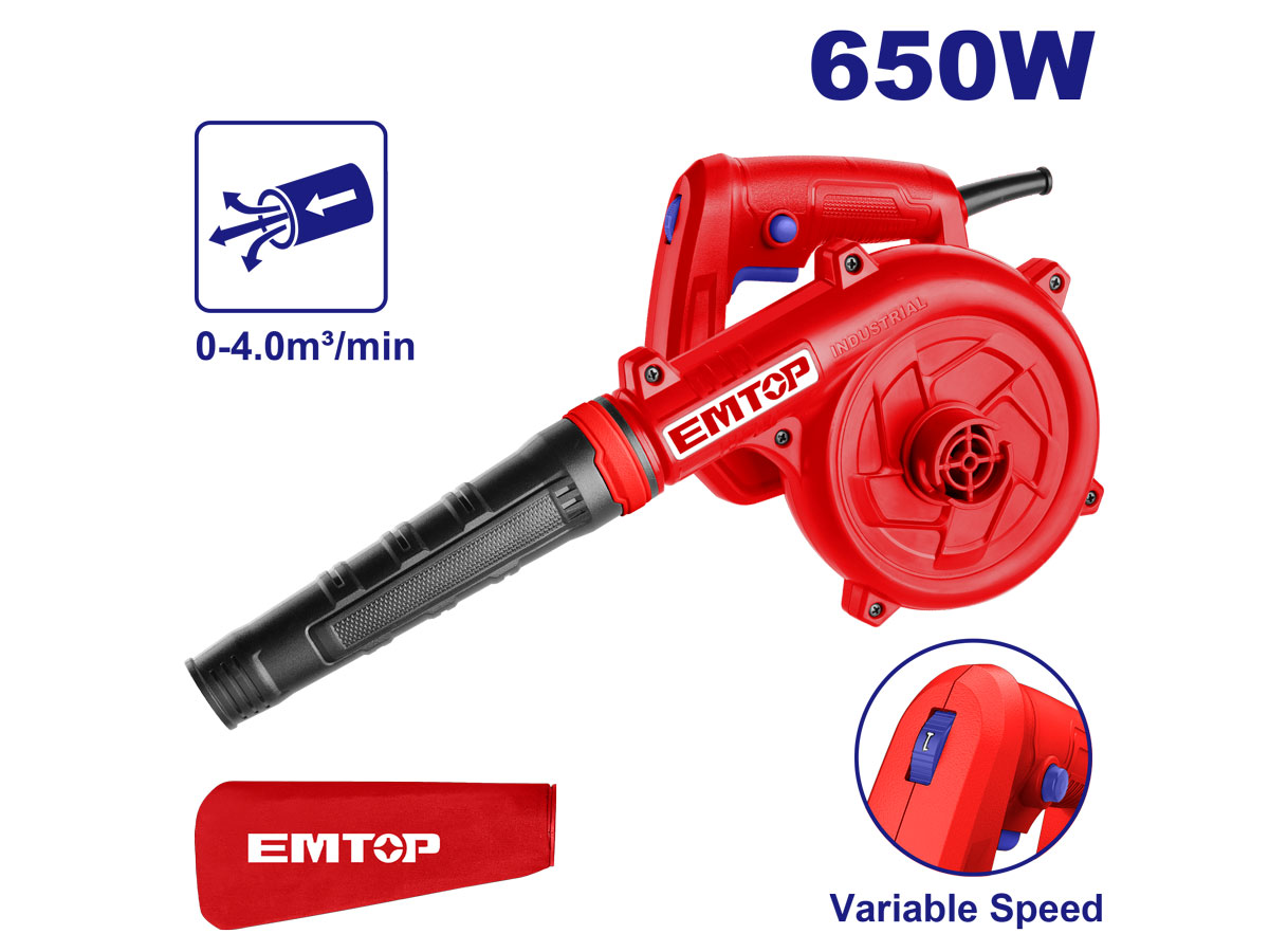 Máy thổi bụi 650W Emtop EABR6003
