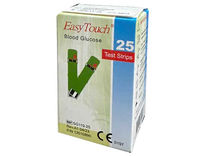 Que thử đường huyết Rossmax SG119 dùng cho máy ET301 (25 que/lọ)