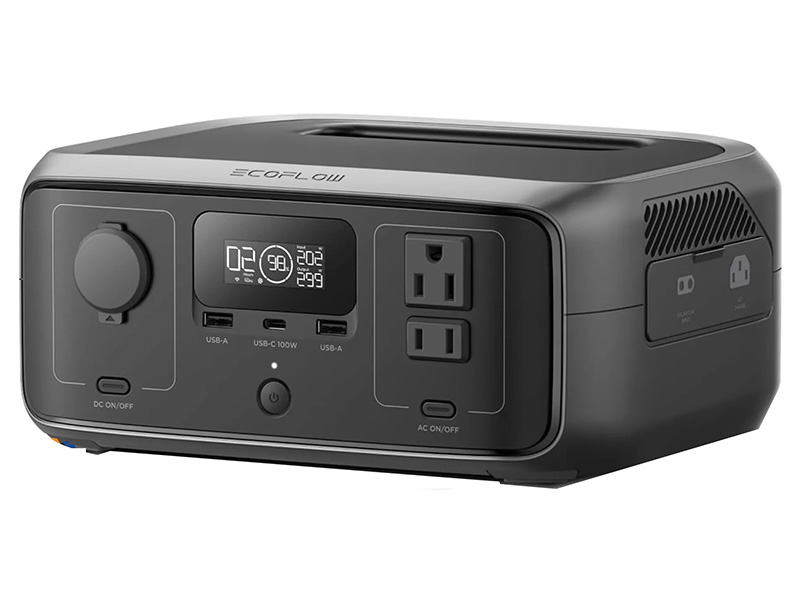 Trạm điện dự phòng di động Ecoflow 600W 286WH River 3 Plus SKU: EFRIVER3PLUS-EU-CBOX