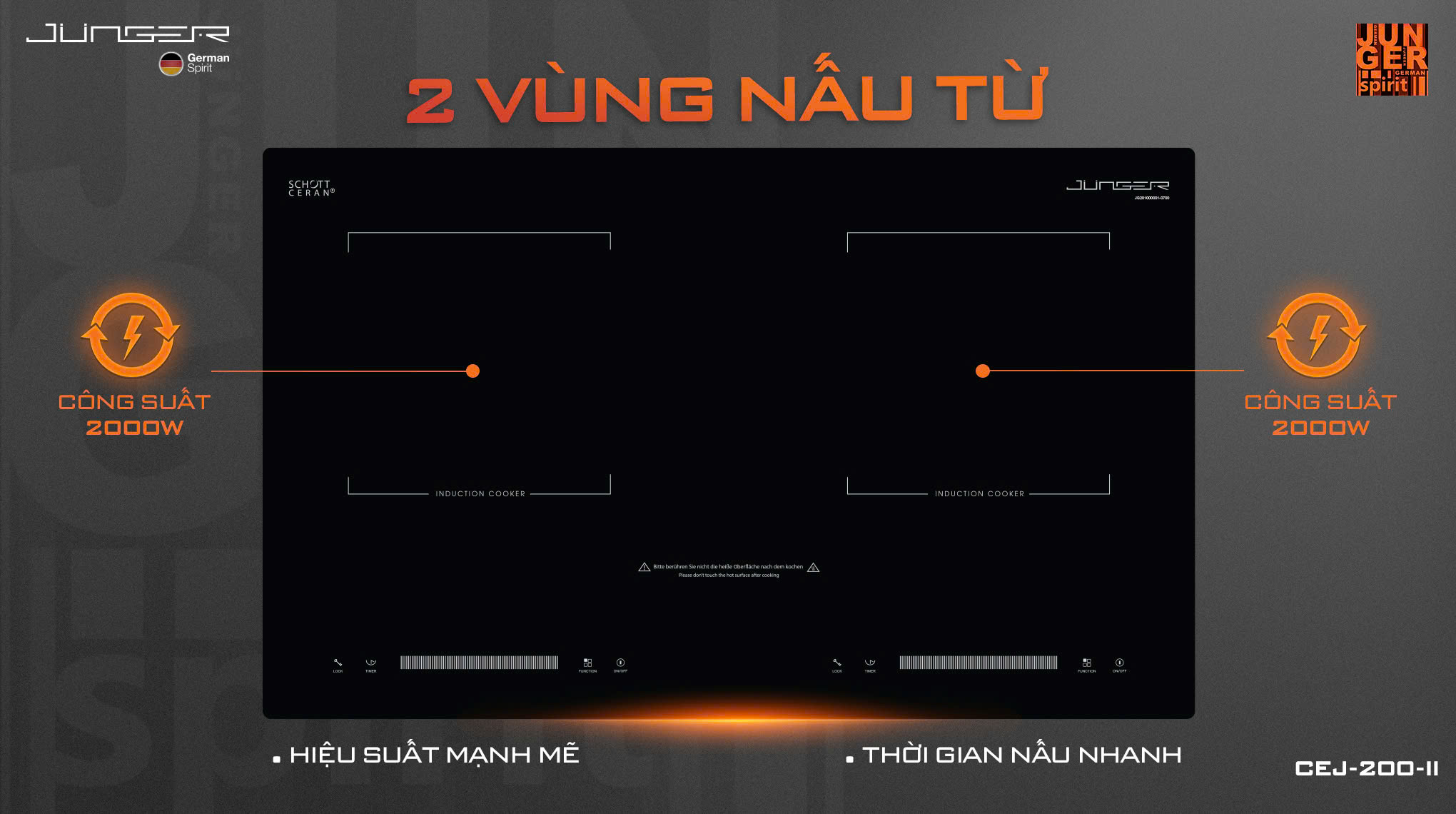 Bếp từ đôi  