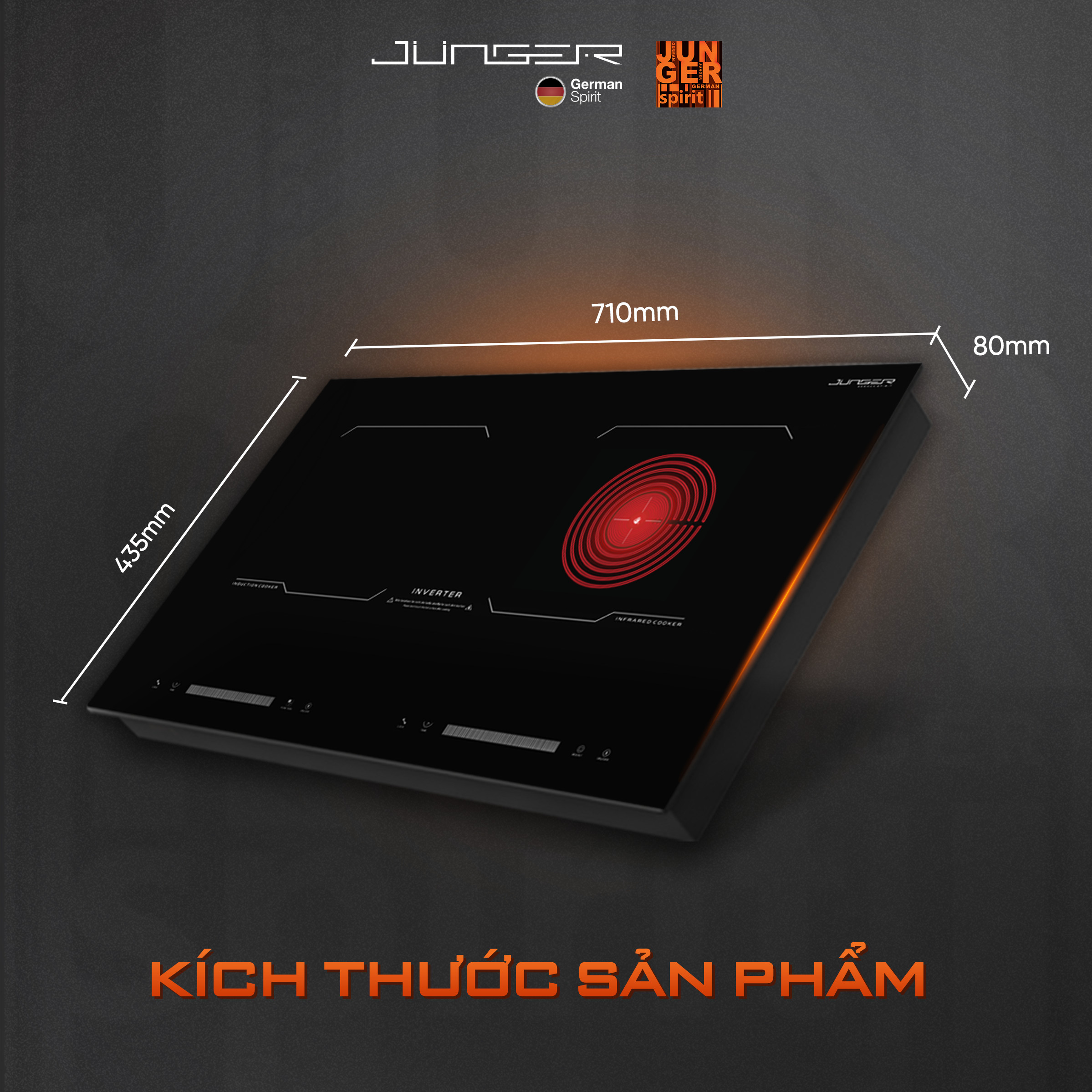 Bếp từ hồng ngoại  