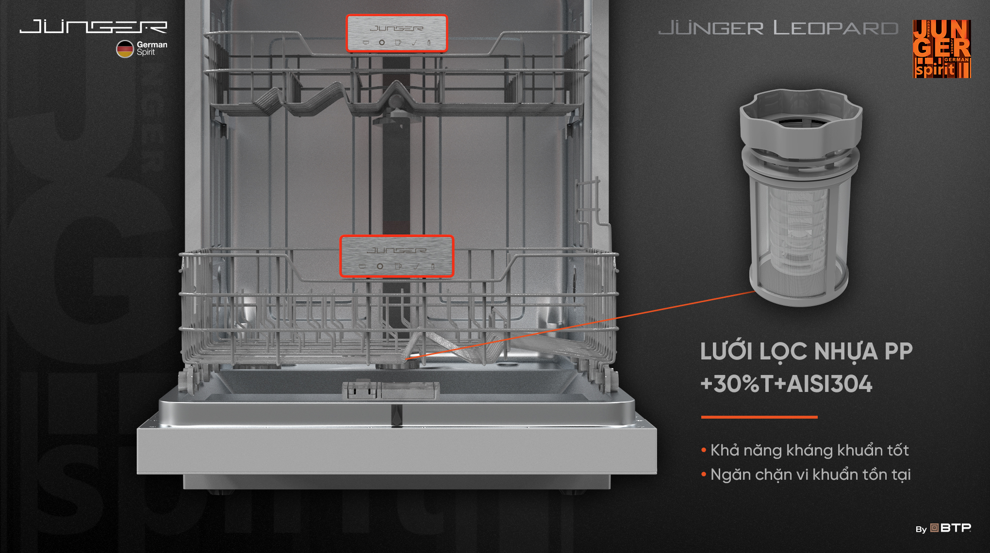 Máy rửa chén Junger