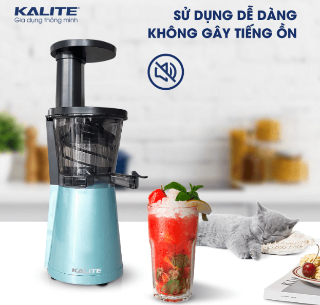 máy ép chậm mini KL-530 vận hành êm ái
