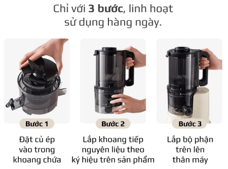 Các bước lắp đặt máy ép Olivo SJ2000
