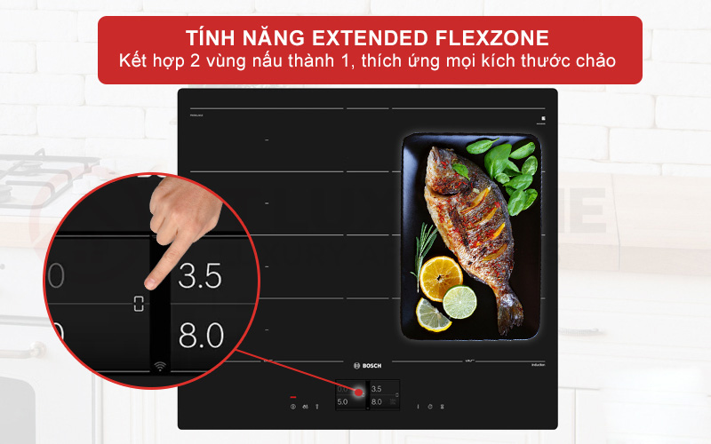 Bếp từ điện Bosch PXY601JW1E
