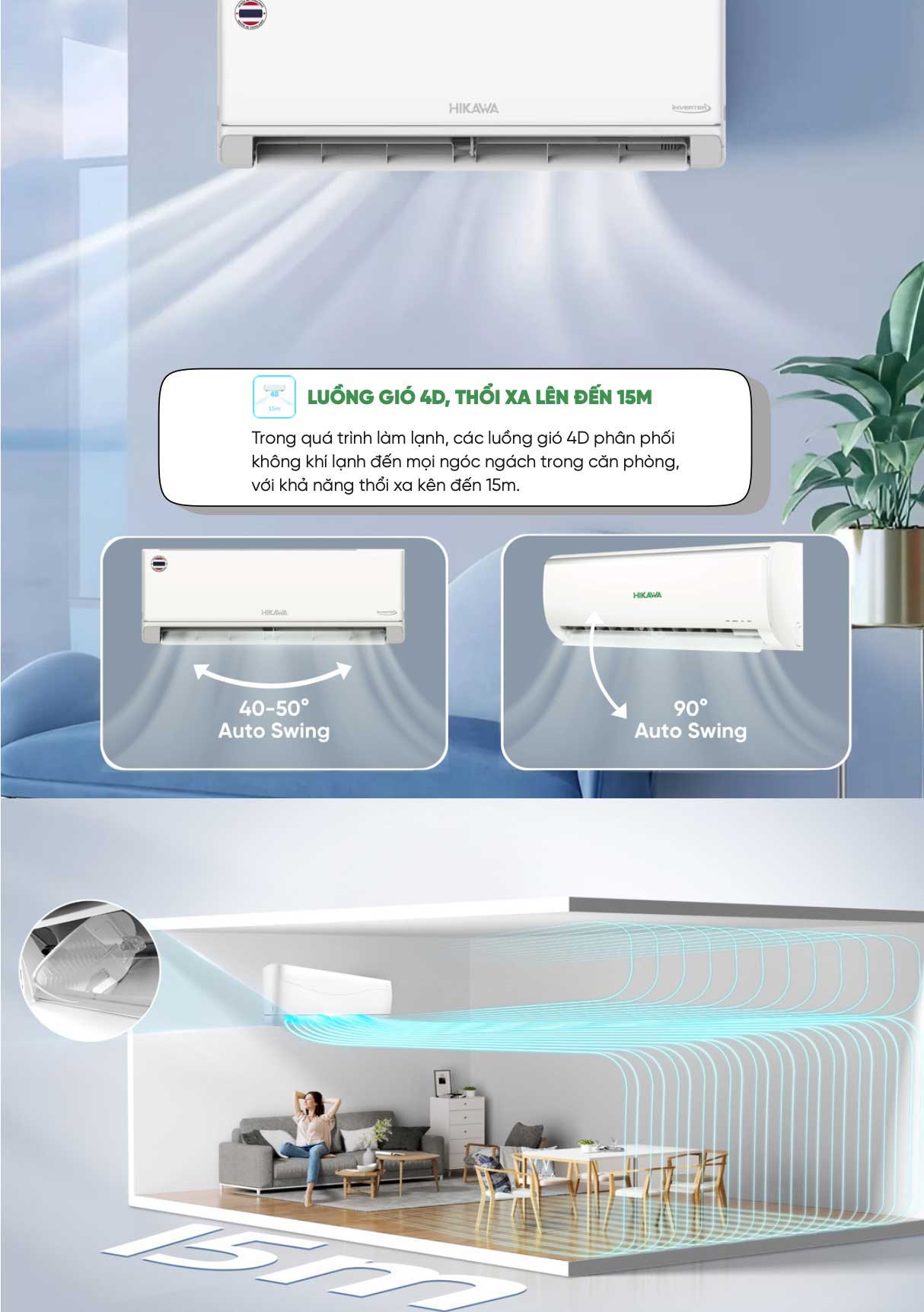 Điều hòa Hikawa HI-VC20S/HO-VC20S 