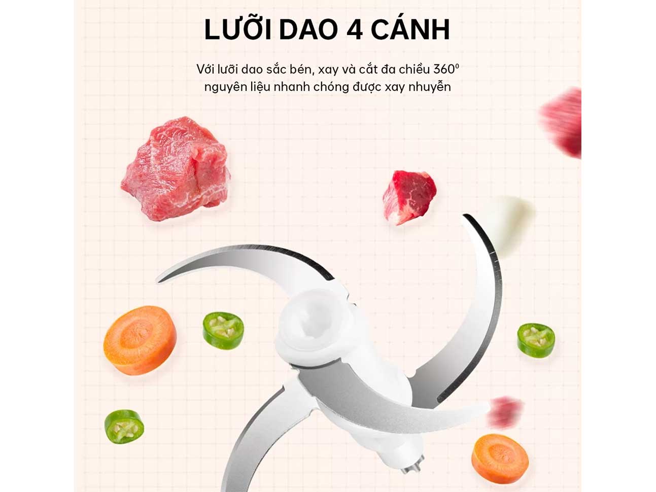 Máy xay thịt Aqua  