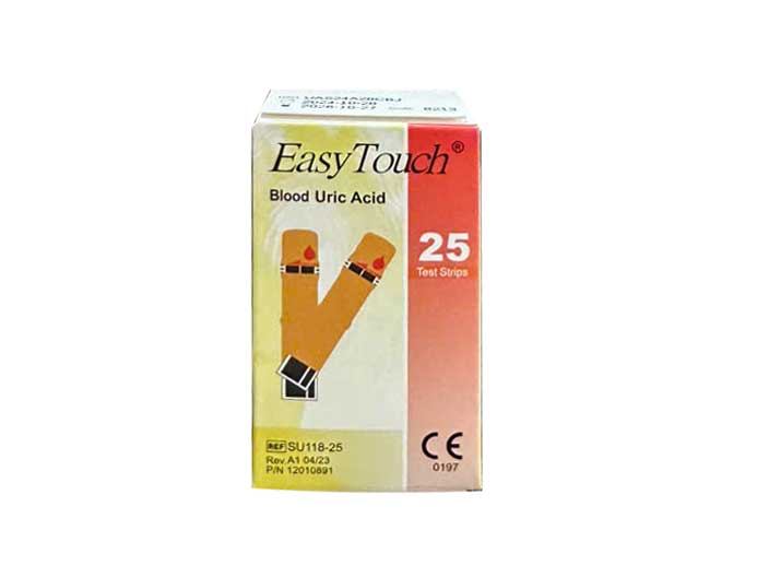 Que thử Acid Uric (Gout) Rossmax SU118 dùng cho máy ET301 (25 que/lọ)