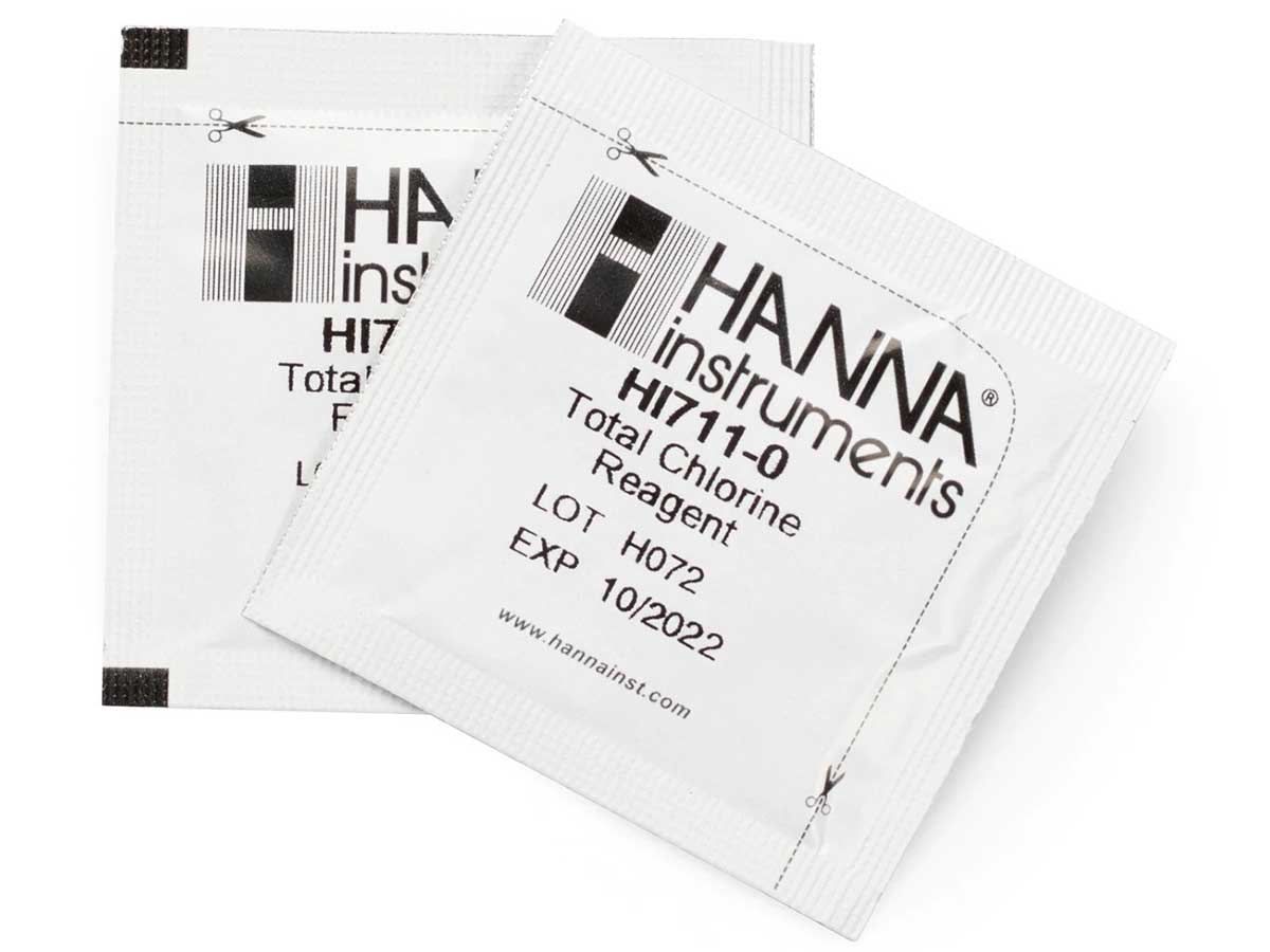 Thuốc thử Clo tổng dùng cho máy HI711, 25 lần đo Hanna HI711-25