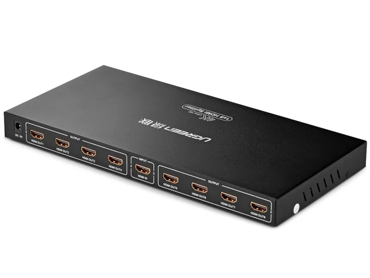 Bộ chia HDMI 1 ra 8 hỗ trợ Full HD Ugreen 40203