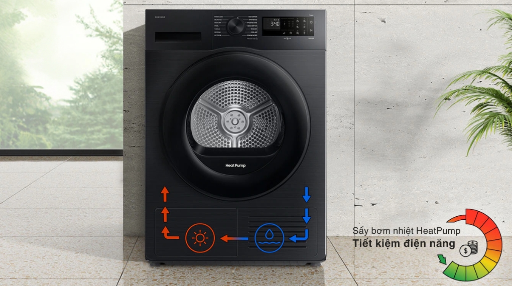 Máy sấy bơm nhiệt Samsung  