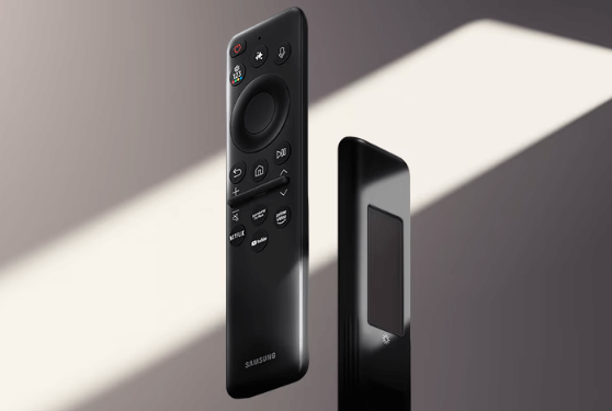 tivi Samsung 4K QA55Q7FAAKXXV được trang bị điều khiển sử dụng năng lượng mặt trời