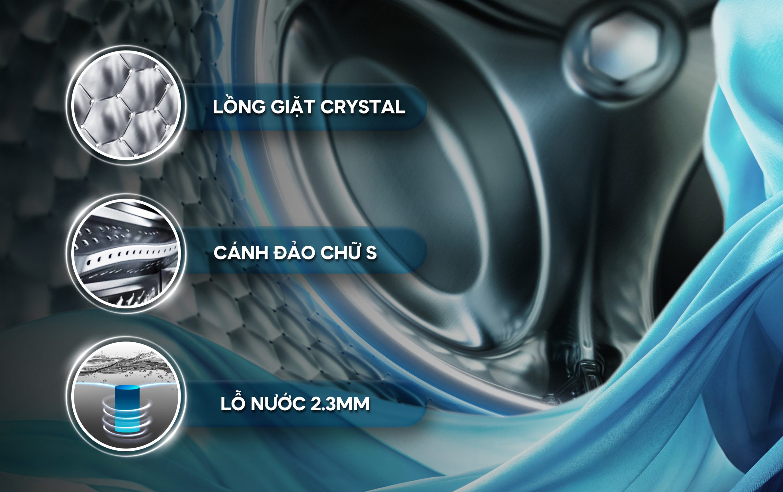 Máy giặt sấy Casper Prime Wash&Dry WF-P115VGT11