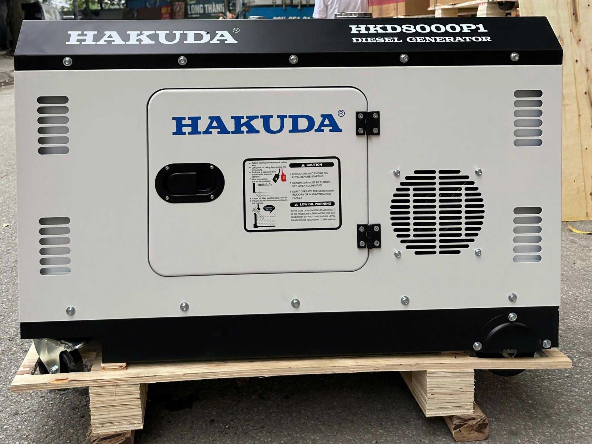 Máy phát điện chạy dầu Hakuda 