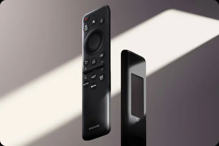 Tivi Samsung 50 inch QA50Q7FAAKXXV sử dụng điều khiển sạc bằng năng lượng mặt trời