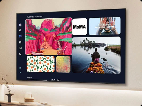 Smart TV QLED 4K Samsung 85 inch QA85Q7FAAKXXV có thư viện nghệ thuật Art Store