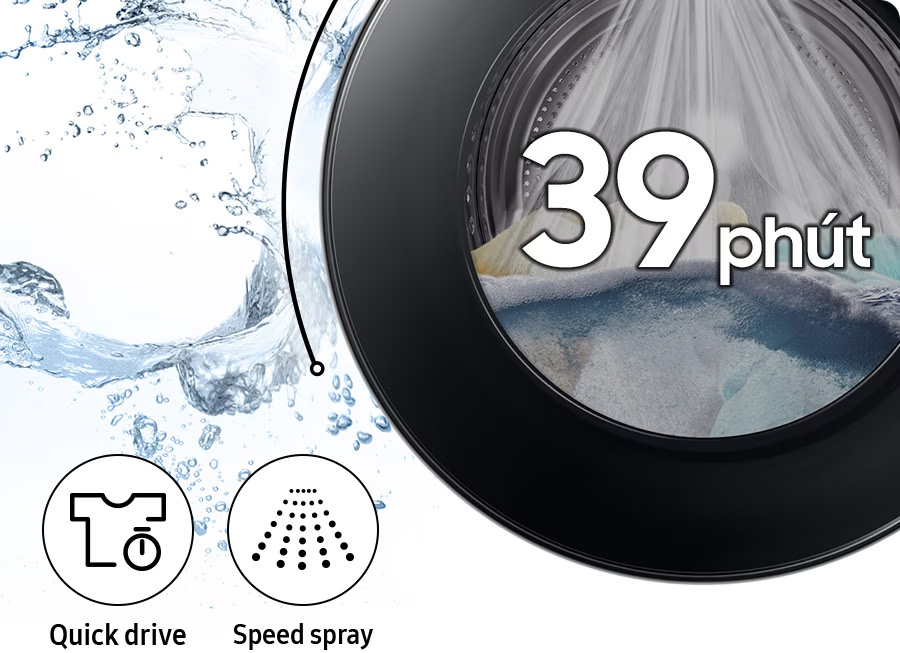 Máy giặt Samsung Bespoke AI EcoBubble WW10DB7U34GBSV