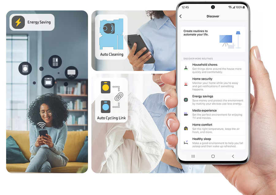 Máy giặt Samsung WW10DB7U34GBSV
