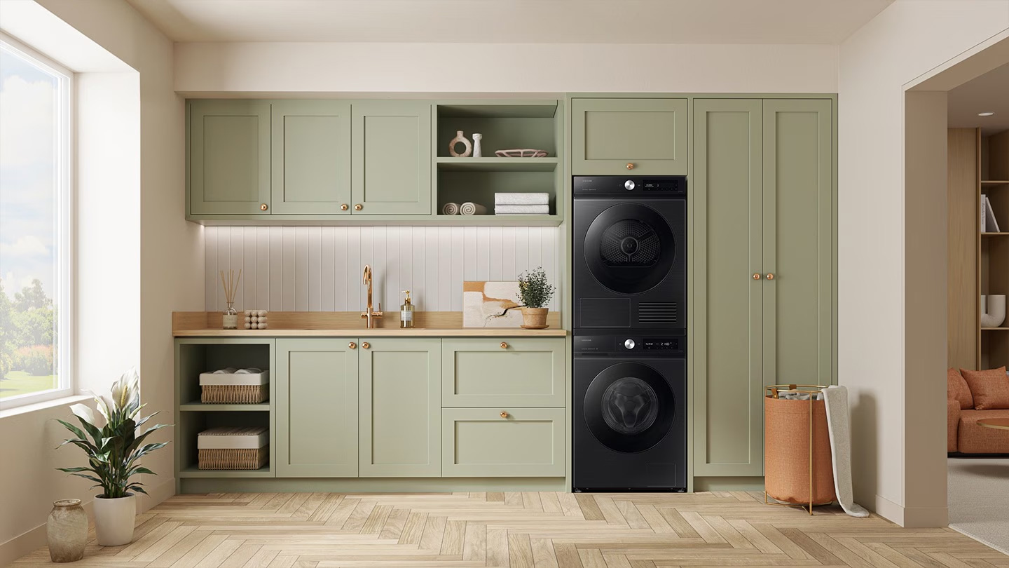 Máy giặt Samsung Bespoke AI EcoBubble Inverter 10 kg WW10DB7U34GBSV