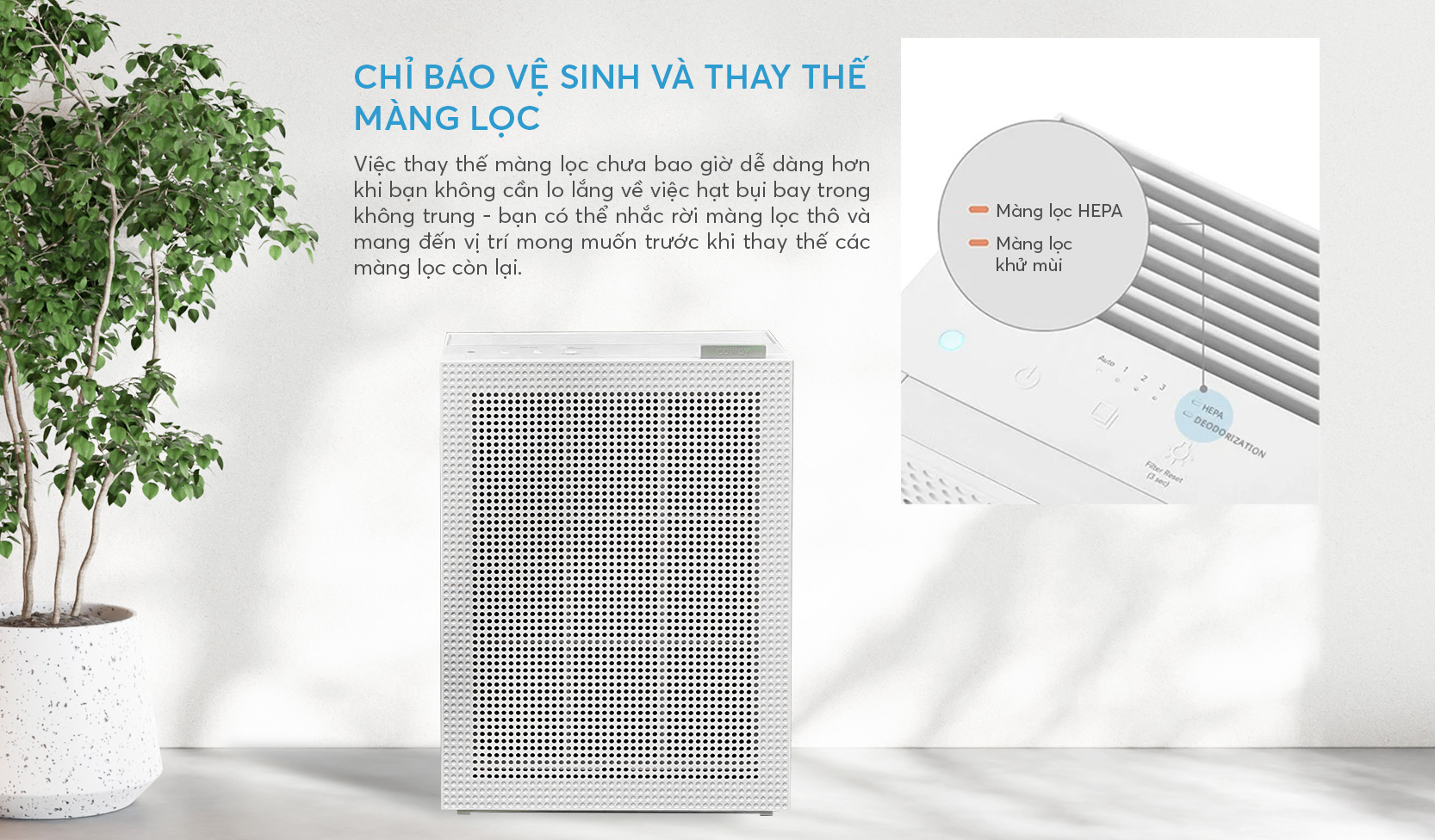 Máy lọc không khí Coway