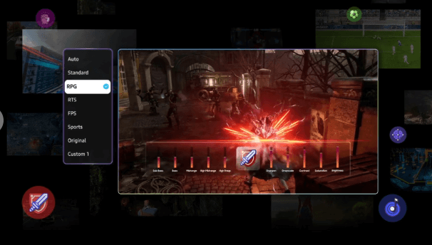 Tivi Samsung 75 inch QA75Q7FAAKXXV cho trải nghiệm chiến game vượt trội