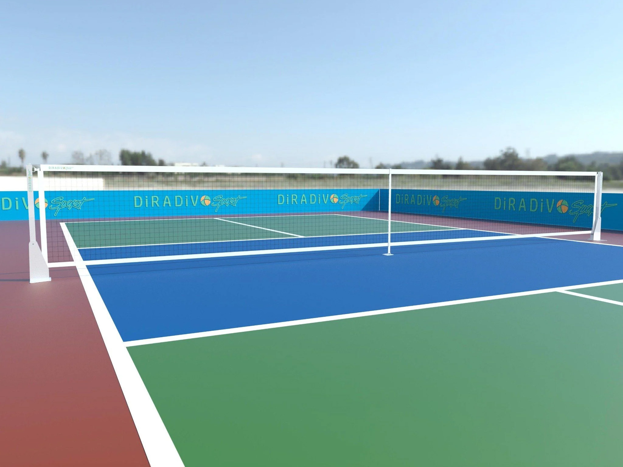 Trụ cột lưới pickleball cố định KT-151001
